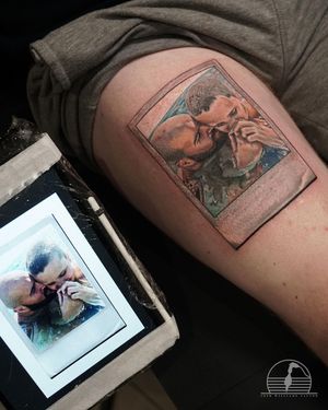 casey bravo add photo polaroid picture tattoo