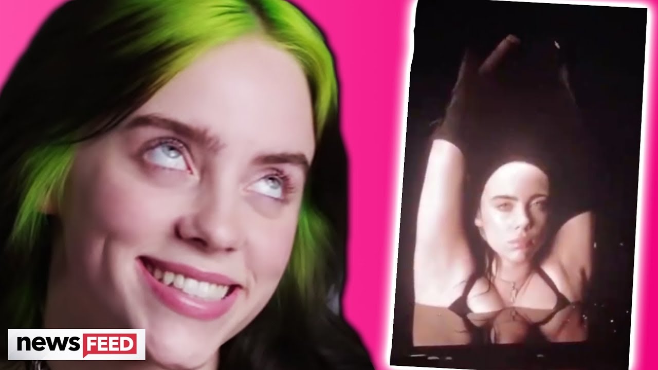 billie eilish strips to underwear