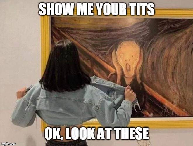 show me your titties memes