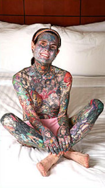 david john hayes recommends most tattooed woman nude pic