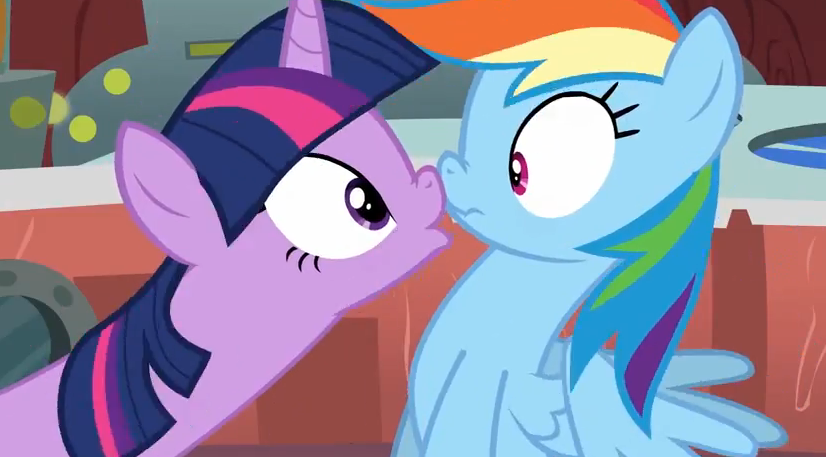 cindy blazek recommends Rainbow Dash Kiss Twilight