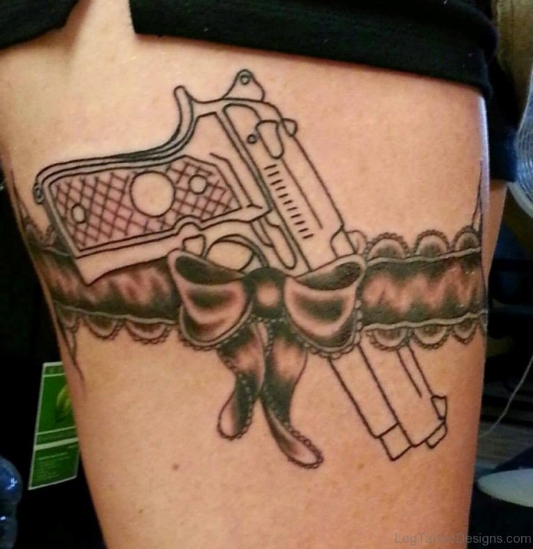 celeste knudsen share pistol tattoo on hip photos