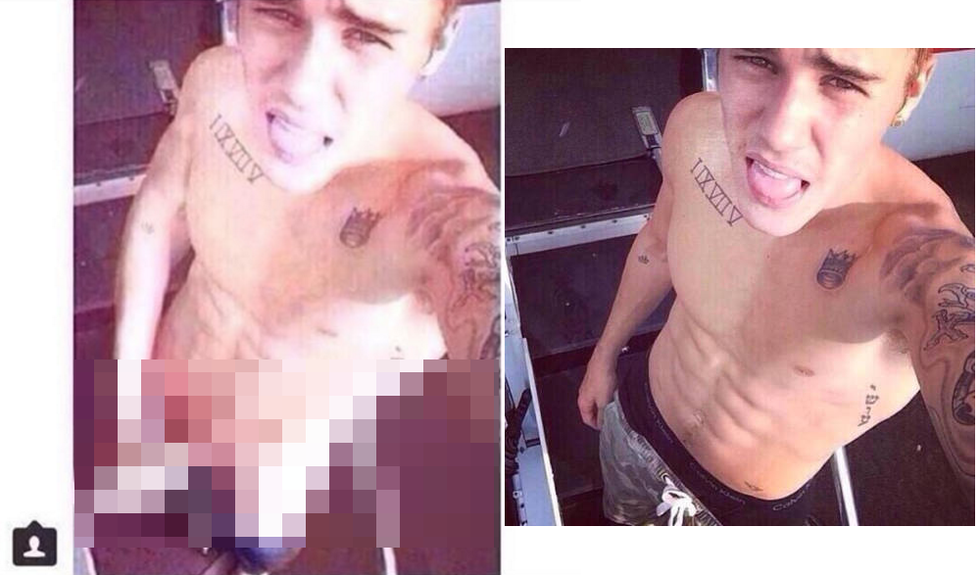 Best of Naked justin bieber dick