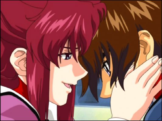 christopher wightman recommends kira and lacus kiss pic