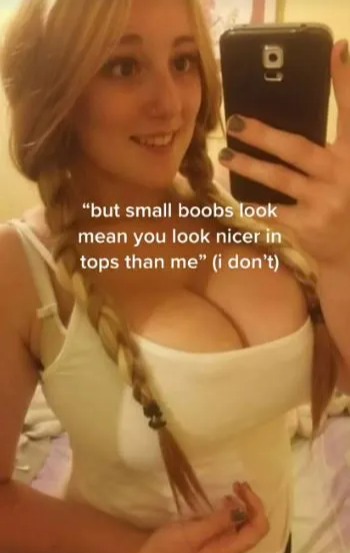 audrey rhea share small boob selfie photos