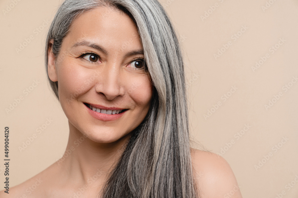 gray hair nude women