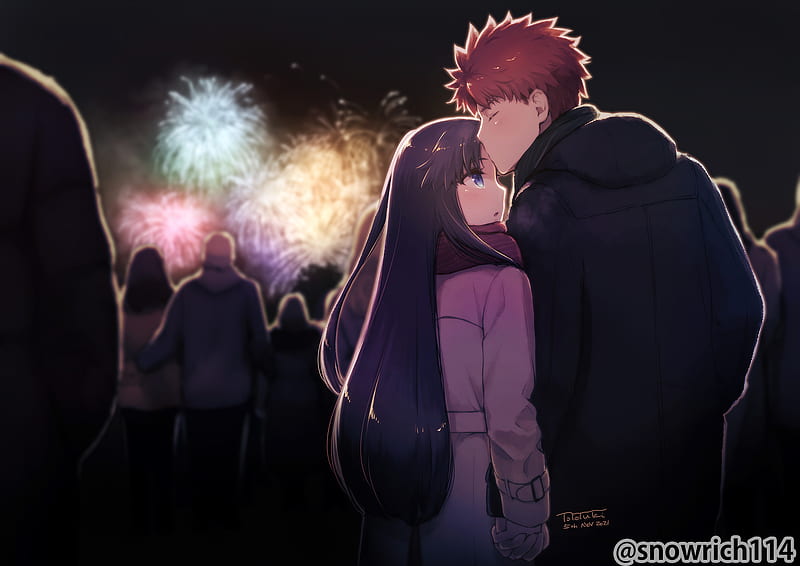 carol strausser recommends saber and shirou kiss pic