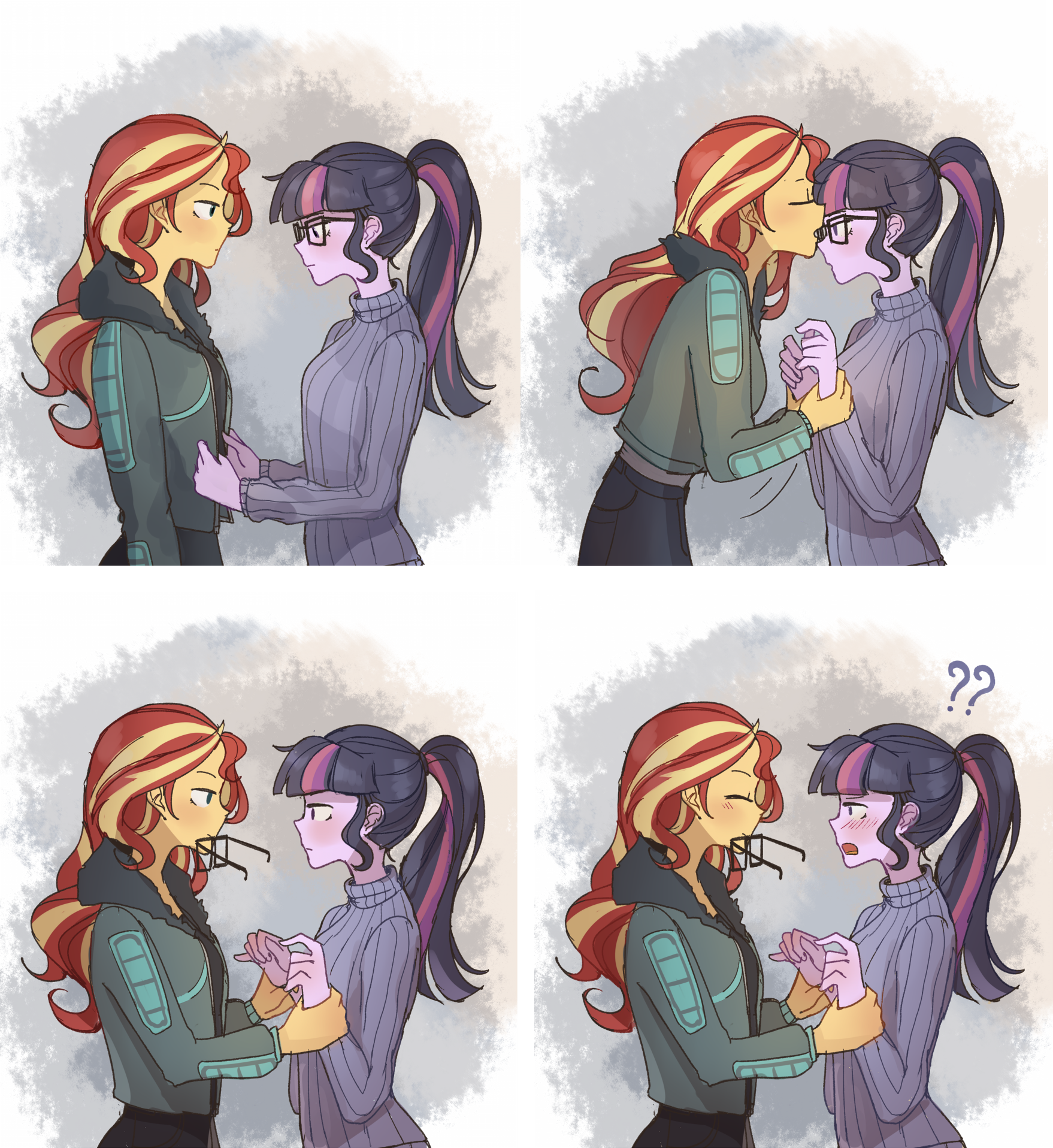 ashan dias add photo sunset shimmer x twilight sparkle