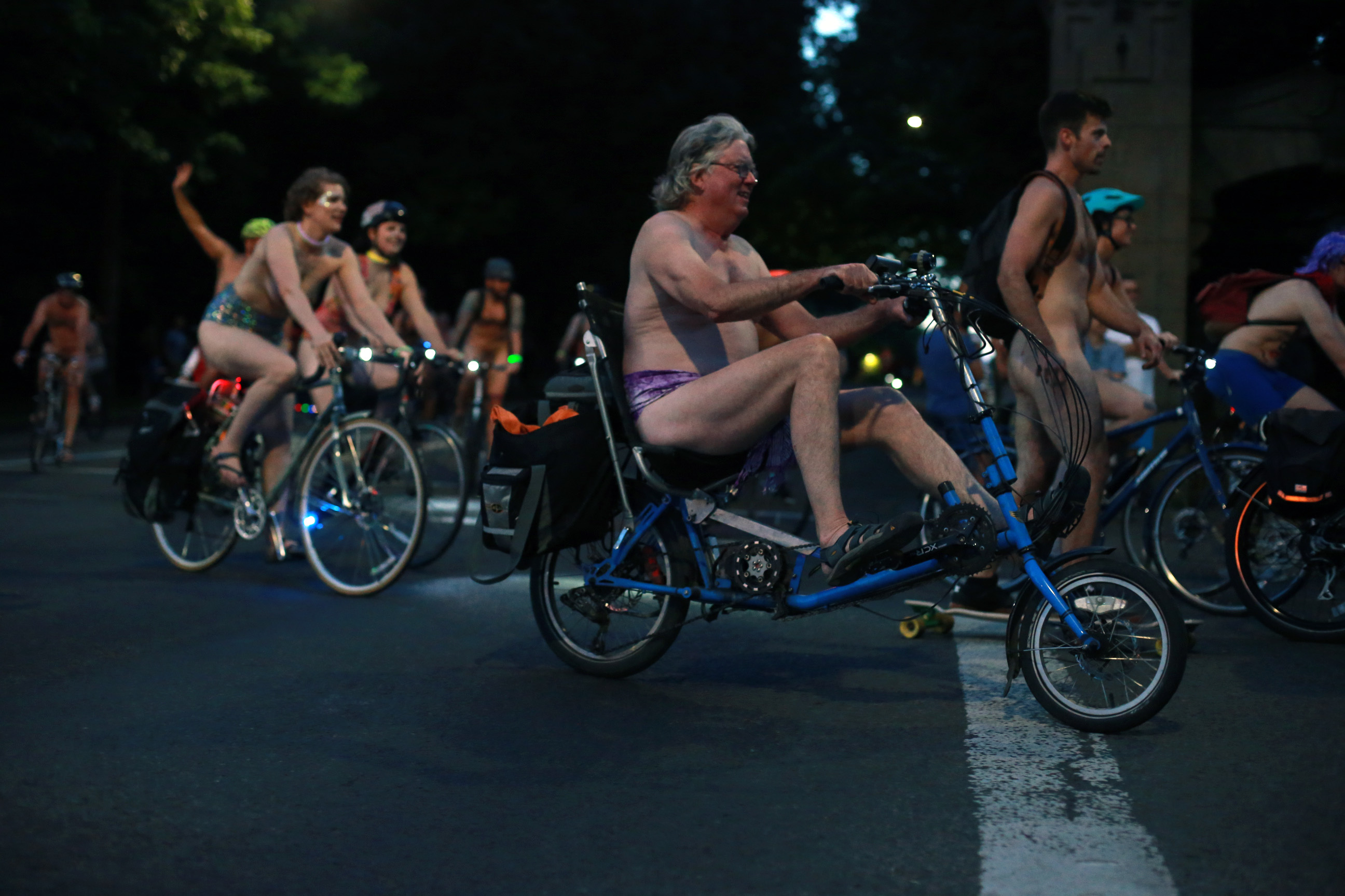 adeleke akeem add portland oregon naked bike ride photo