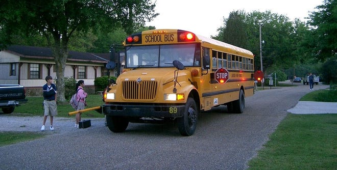 flashing on bus