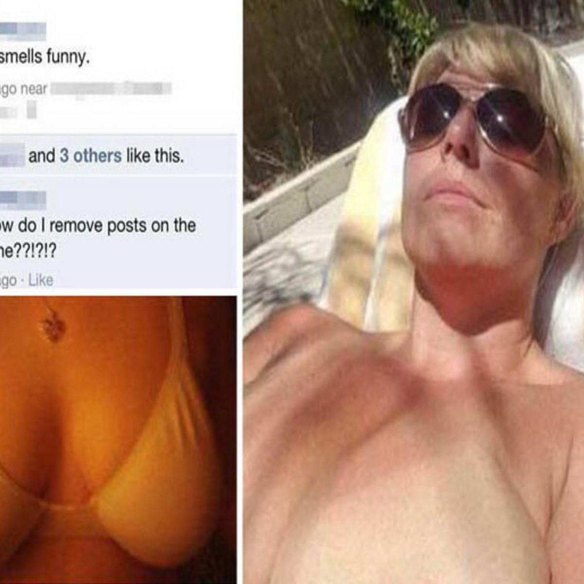 anne mathers share accidental nude on facebook photos