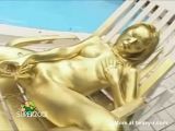 alejandro a diaz recommends Gold Body Paint Sex