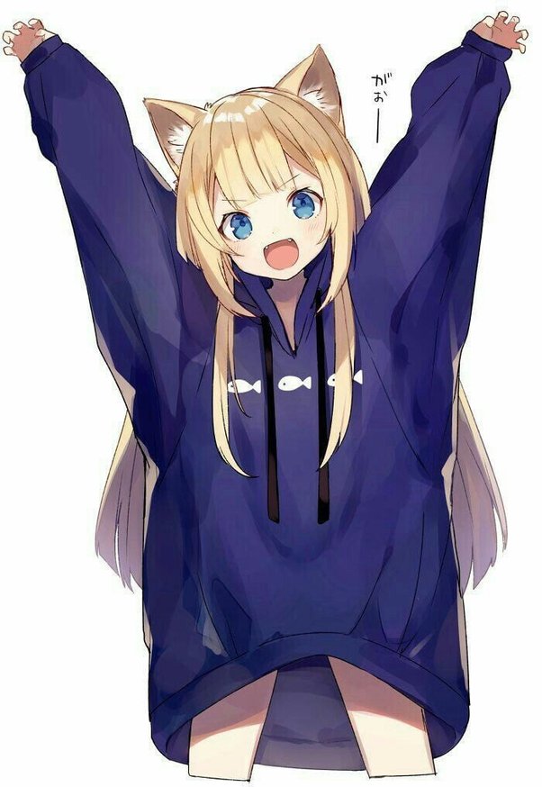 Blonde Neko Anime Girl poqn clips