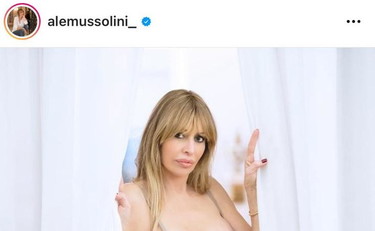 alessandra mussolini topless