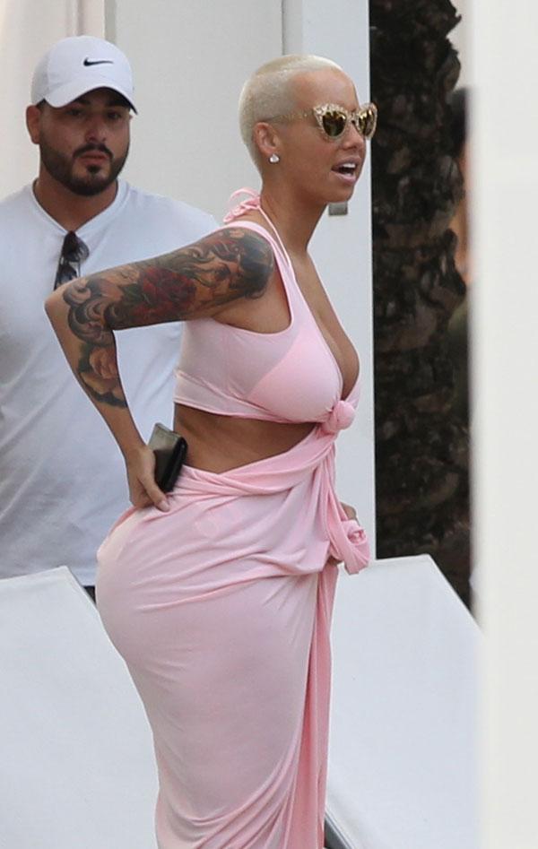 amber rose ass