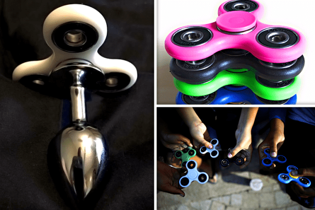 Anal Plug Fidget Spinner tubes busty