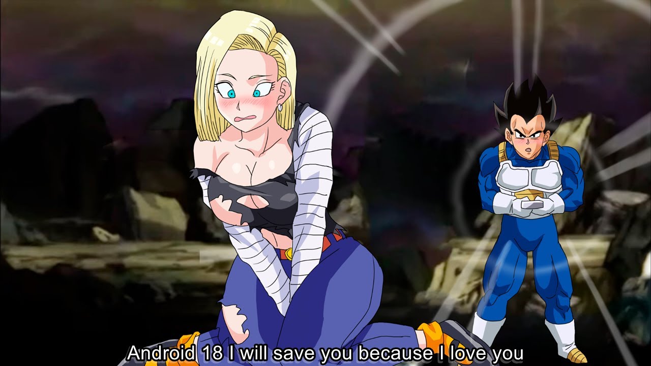 android 18 x vegeta