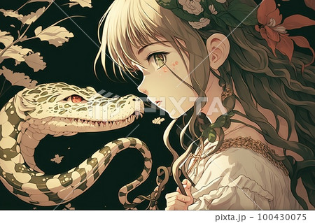 dianne chavez recommends anime girl and snake pic