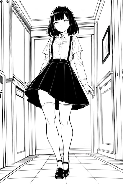Best of Anime girl in a skirt