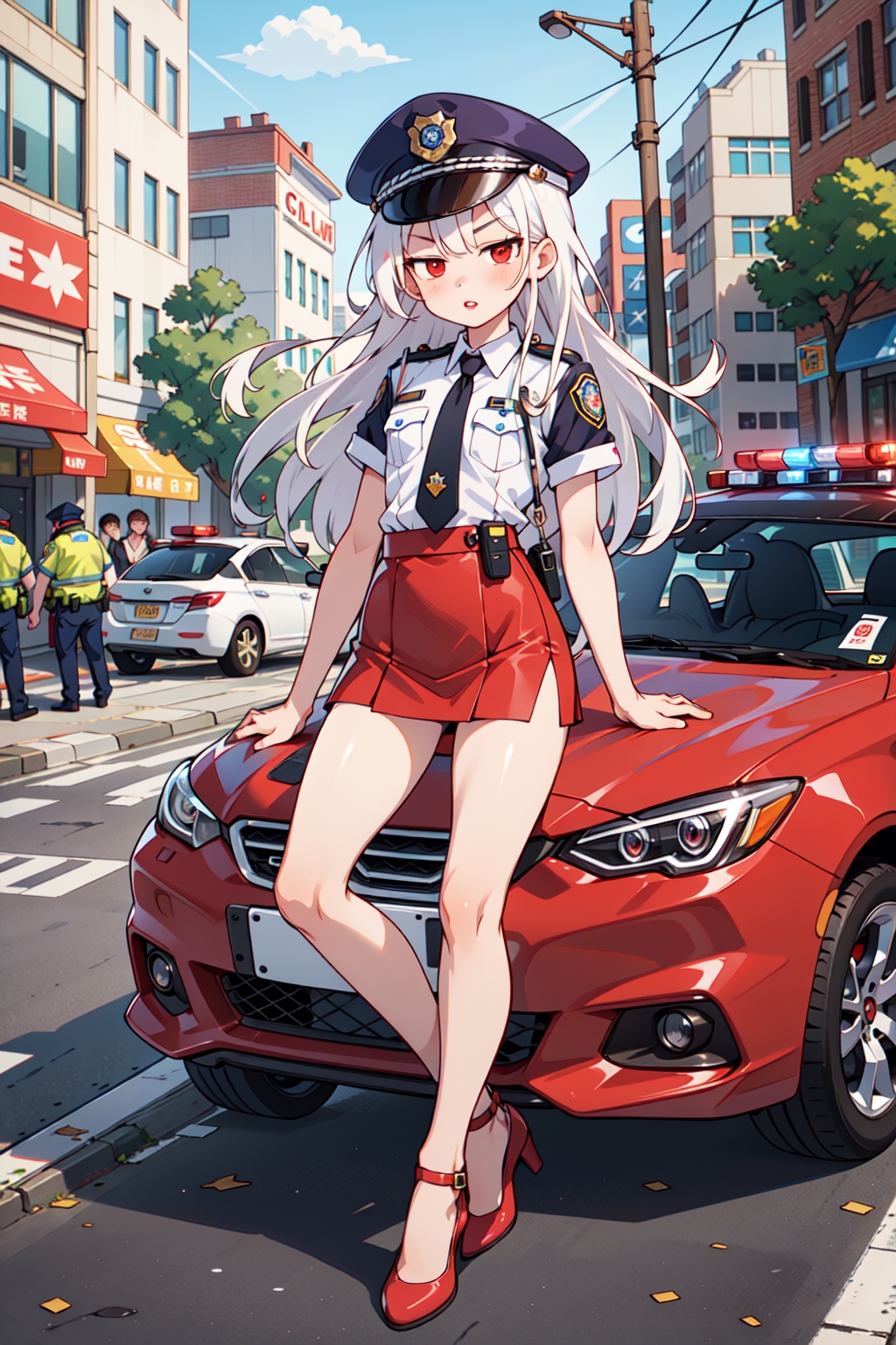 colin frawley recommends anime girl in police car pic