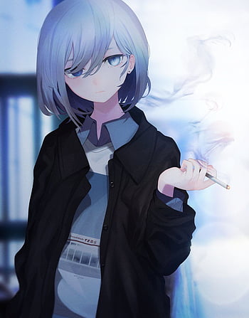 bernie glass recommends anime girl smoking pic