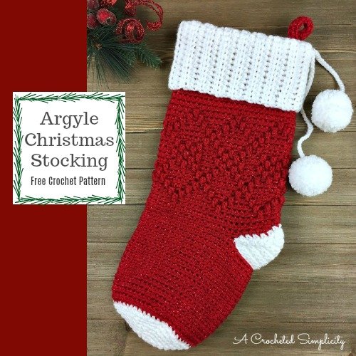 argyle christmas stockings