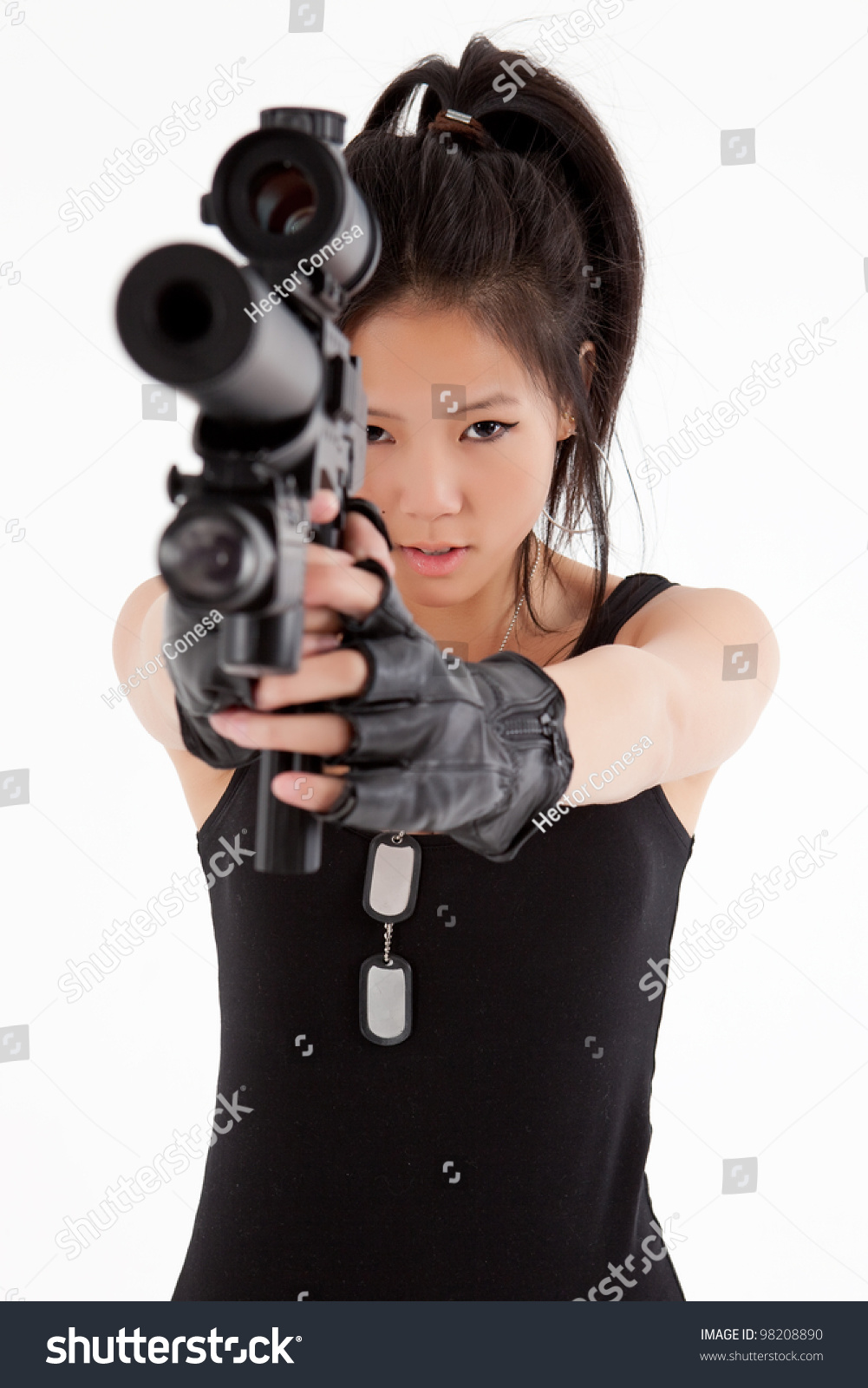 audrey gibbs add asian girls with guns photo