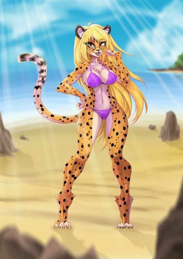 sexy cheetah girl