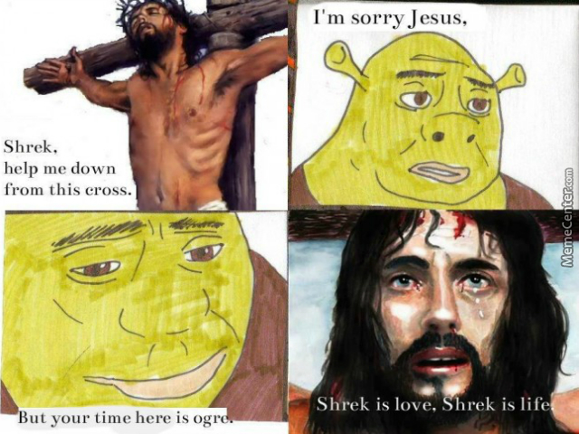 che canlas recommends shrek is life meme pic