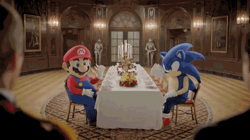 Mario Sonic Gif pussy lickers