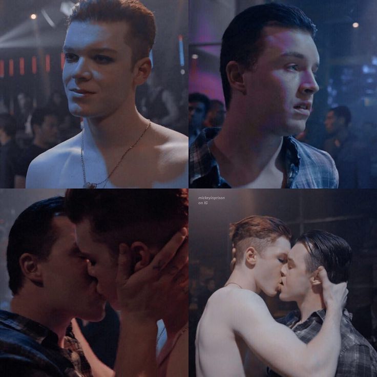 ian and mickey first kiss