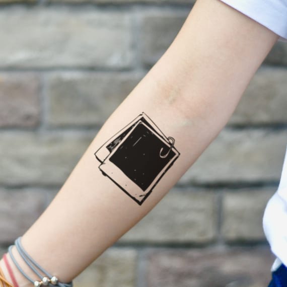 polaroid picture tattoo