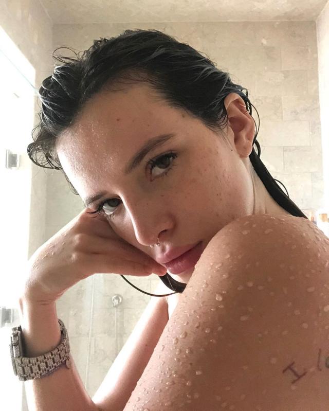 Best of Bella thorne shower