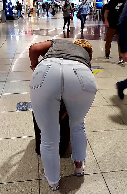 Best of Bending over in public