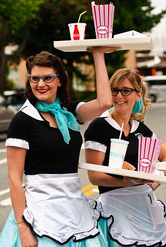 annie madden share truck stop waitress costume photos