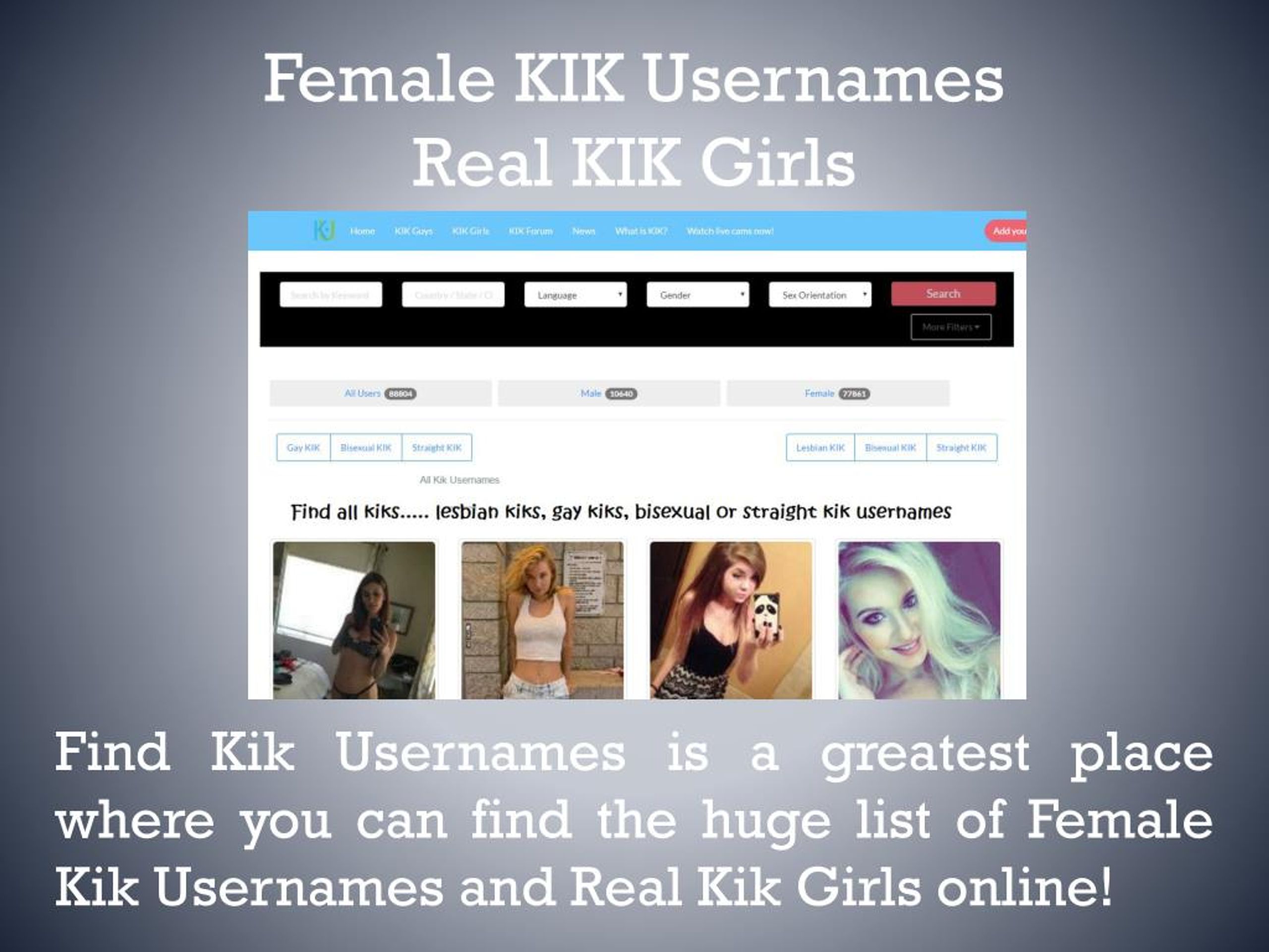 Best of Bi kik usernames