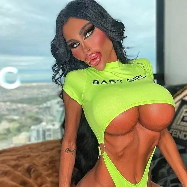 catherine eleazar recommends big boobs tiny body pic