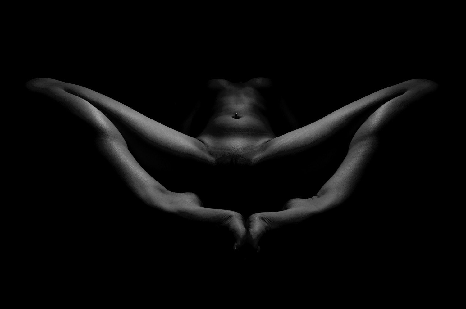 black and white artistic nudes