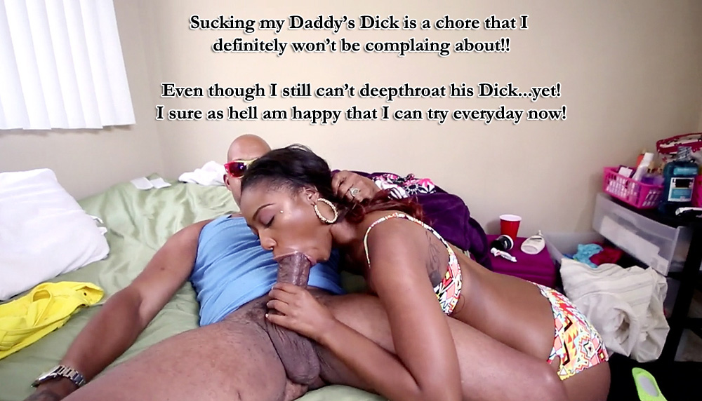 black dad and daughter porn