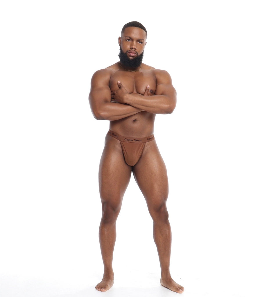 black guy in thong