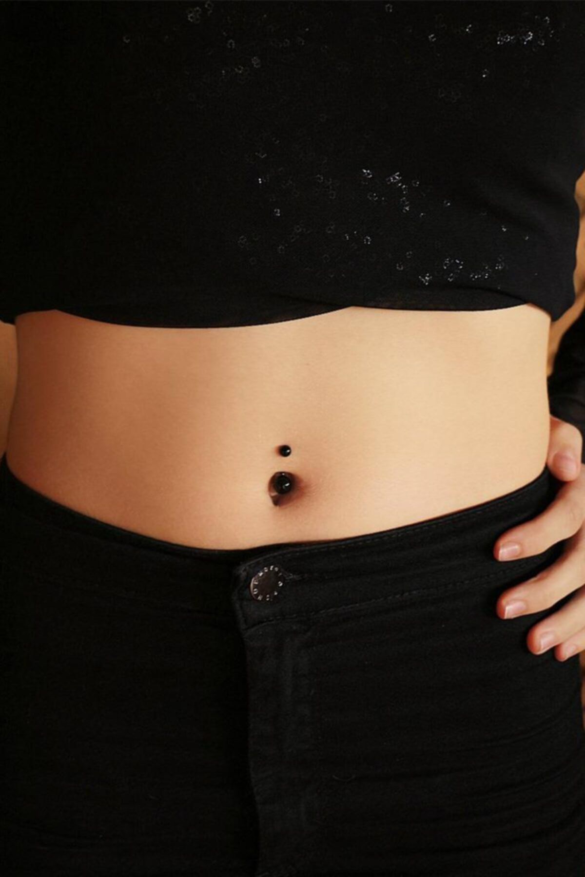 bernice potgieter recommends black women belly button pic