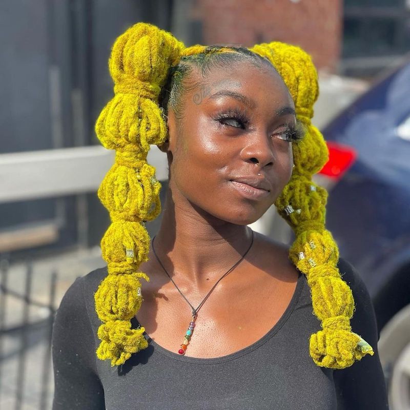 bonny mathew recommends Blonde Dreads Black Female