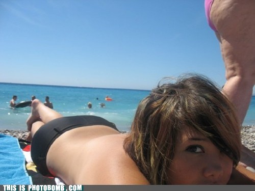 bottomless beach photos