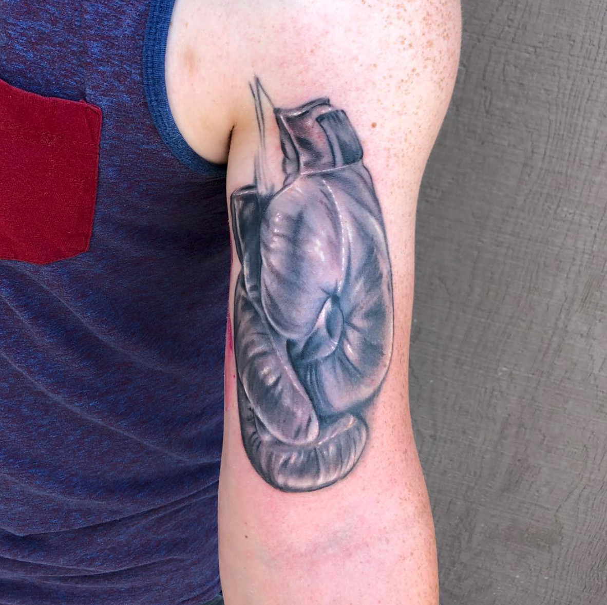 boxing glove tattoo