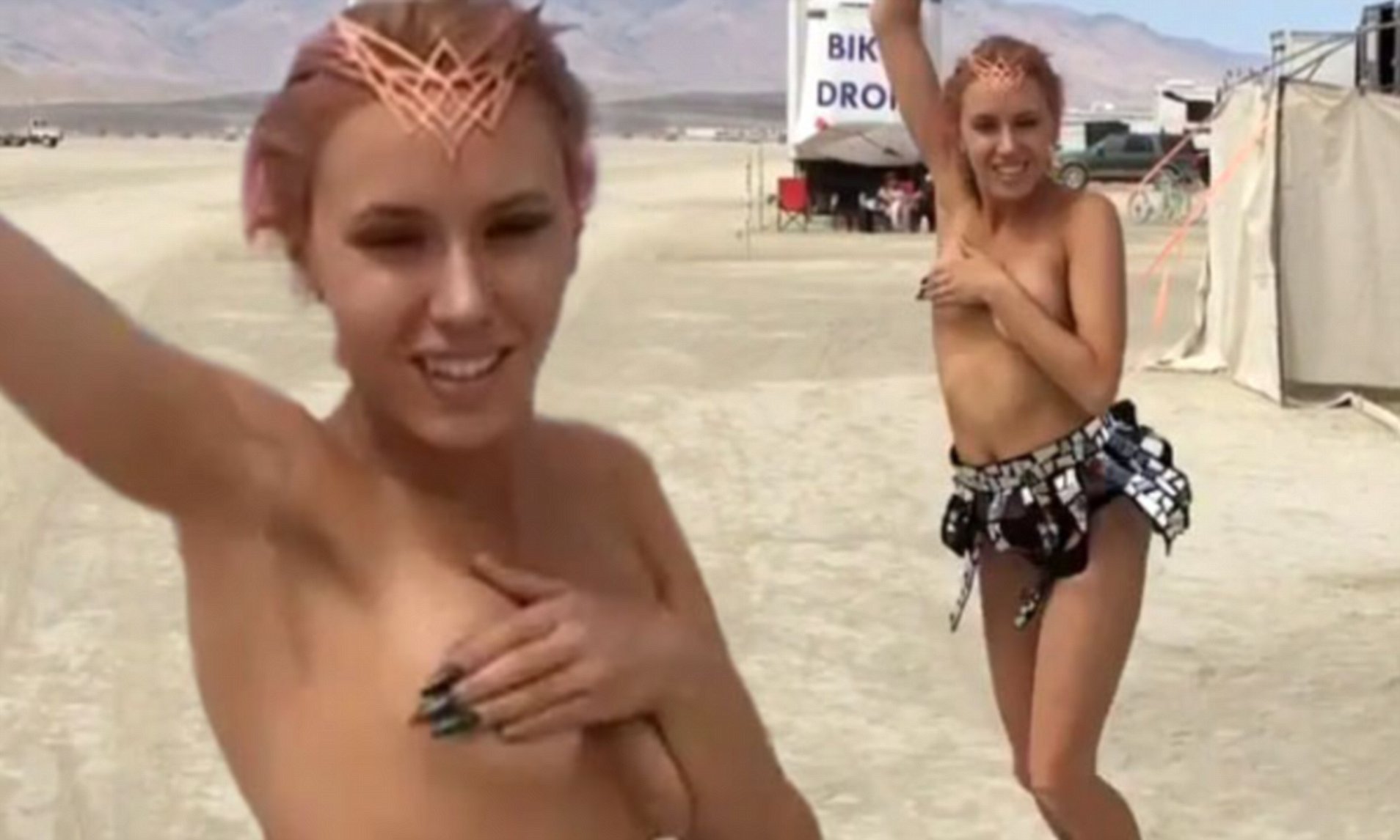 anthea moaze add burning man 2017 nudity photo