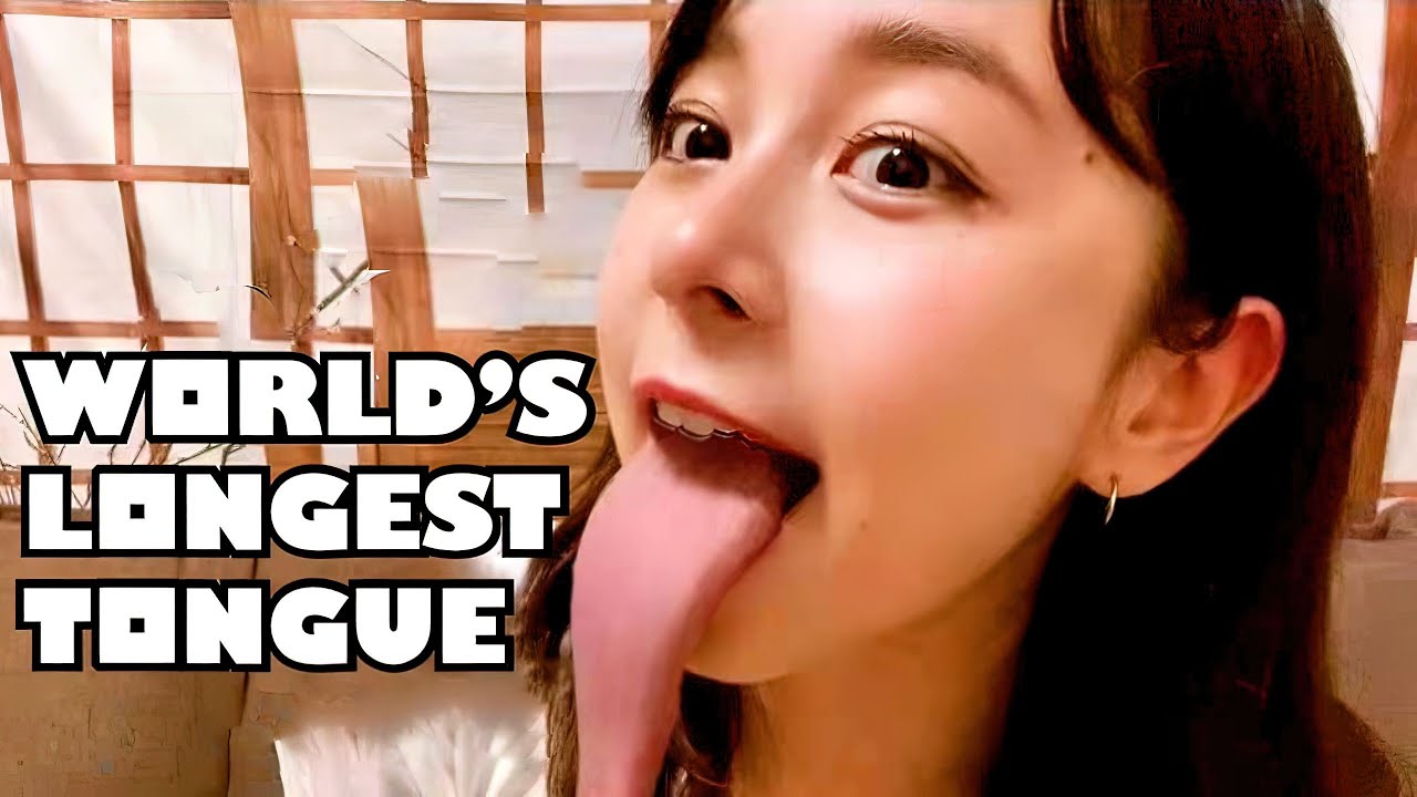 Best of Girls with very long tongues