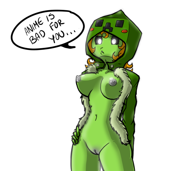 minecraft creeper girl naked