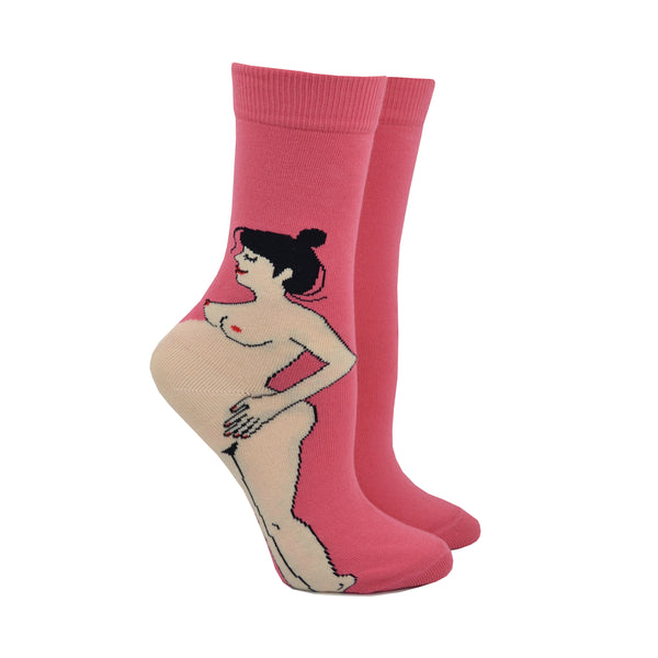 brett faber add naked woman socks photo