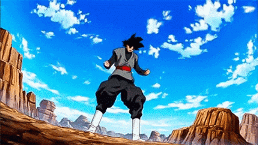 Best of Dragon ball z power up gif