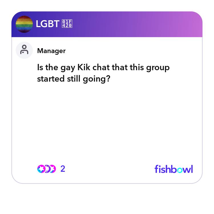 lgbt kik group chat